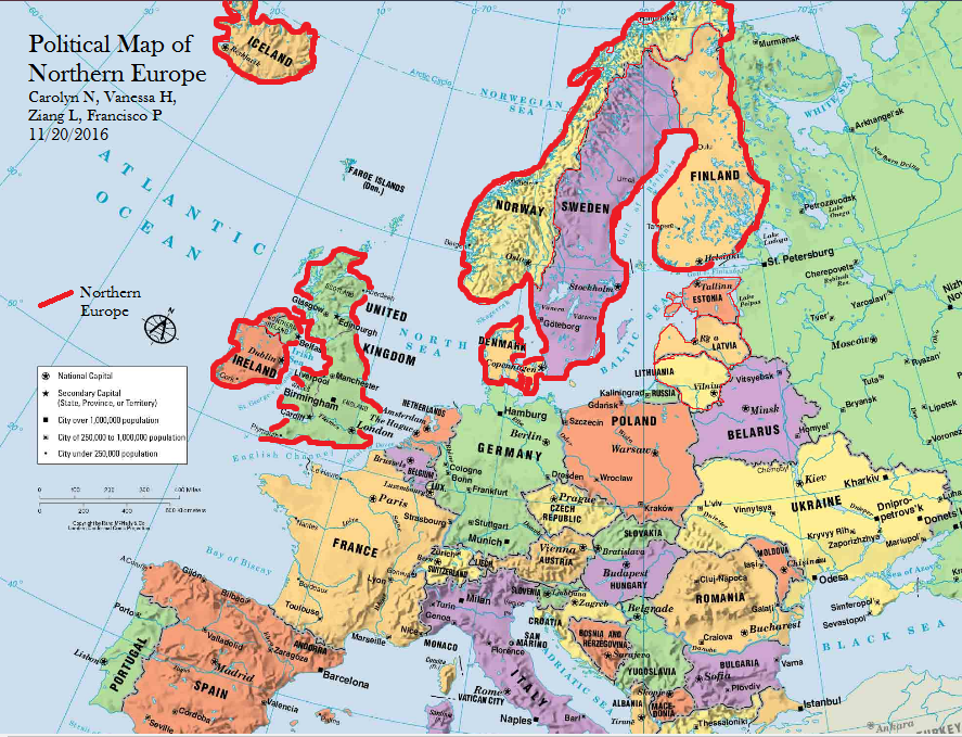Европа перевод на английский. North Europe Map. Northern Europe. Europe North на карте. Political Map of Europe.